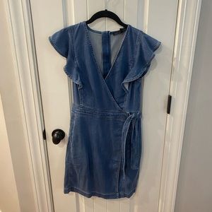 White House Black Market Denim Dress